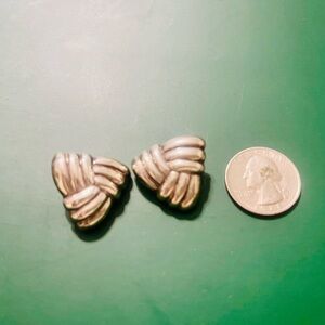 Elegant Silver Knot Earrings